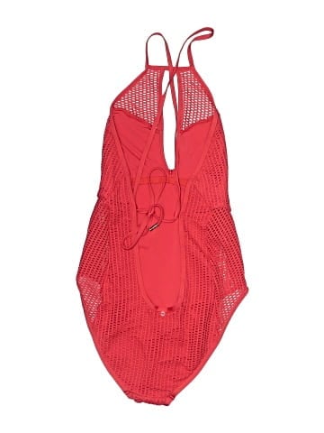Red Carter One Piece Swimsuit (view 2)