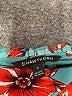 41Hawthorn 100% Polyester Floral Teal Green Short Sleeve Blouse Size L - photo 7
