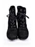 Stuart Weitzman 100% Leather Black Wedges Size 7 1/2 - photo 2