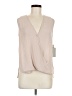 Chelsea28 100% Polyester Tan Sleeveless Blouse Size M - photo 1
