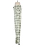 Lulus 100% Polyester Plaid Green Casual Pants Size S - photo 5