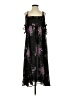 Free People 100% Polyester Floral Black Cocktail Dress Size XS - photo 1