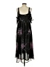 Free People 100% Polyester Floral Black Cocktail Dress Size XS - photo 2