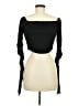 Unbranded Black 3/4 Sleeve Top Size M - photo 2