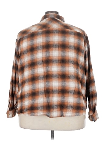 a.n.a. A New Approach Long Sleeve Button-Down Shirt (view 2)