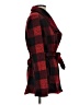 CoffeeShop 100% Polyester Plaid Red Coat Size S - photo 4