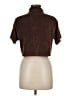 RSQ Brown Short Sleeve Blouse Size M - photo 2