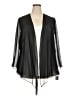 Alex Evenings 100% Polyester Black Kimono Size 2X - photo 1
