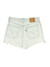 Levi's 100% Cotton Blue Denim Shorts Size 27 waist - photo 2
