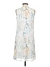 Calvin Klein 100% Polyester Paisley White Casual Dress Size 4 - photo 2