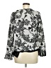 DressBarn Gray Long Sleeve Blouse Size M - photo 2