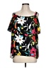 August Silk 100% Polyester Black Sleeveless Blouse Size L - photo 1
