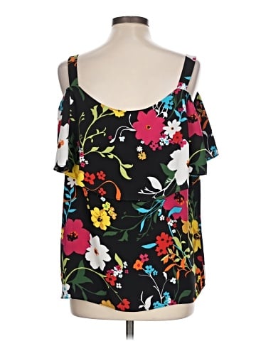 August Silk Sleeveless Blouse (view 2)