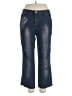Baby Phat 100% Cotton Metallic Blue Jeans Size 15 - photo 1