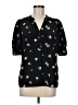 Gibson Look Black 3/4 Sleeve Blouse Size M - photo 1