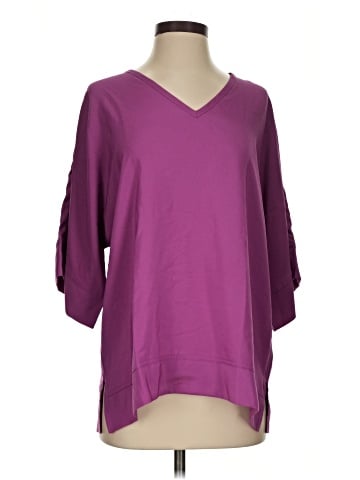 DG^2 by Diane Gilman 3/4 Sleeve Top (view 1)