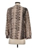 Joie 100% Silk Gray Long Sleeve Silk Top Size S - photo 2