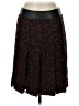 Per Se By Carlisle Stars Black Wool Skirt Size 4 - photo 1