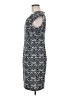 Wisp Chevron-herringbone Gray Casual Dress Size 8 - photo 5
