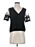 Haute Monde Black Short Sleeve Top Size S - photo 1