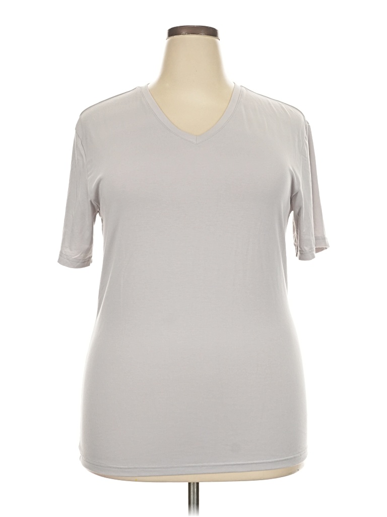 Pre-owned Assorted Brands Active T-shirt In Gray