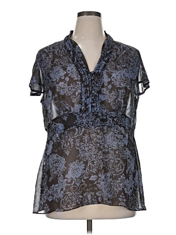 Daisy Fuentes Short Sleeve Blouse (view 1)