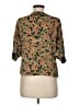 Angie 100% Polyester Green 3/4 Sleeve Blouse Size M - photo 2
