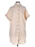 Cozy Casuals 100% Polyester Tan Short Sleeve Blouse Size M - photo 1