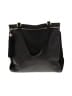 Margot 100% Leather Solid Black Leather Tote One size - photo 1