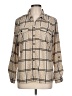 Coral Bay Tweed Tan Long Sleeve Blouse Size L - photo 1