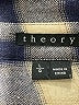 Theory Plaid Blue Long Sleeve Button-Down Shirt Size L - photo 7