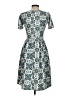 Lularoe Print Teal Casual Dress Size XS - photo 2
