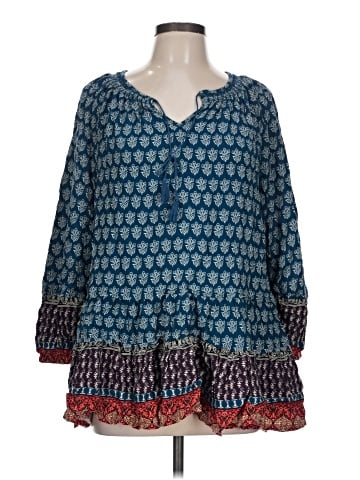 BeachLunchLounge 3/4 Sleeve Blouse (view 1)