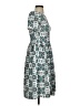 Lularoe Print Teal Casual Dress Size XS - photo 4