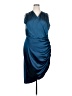 Renee C. Blue Cocktail Dress Size 2X - photo 1