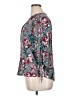 Apt. 9 100% Rayon Floral Multi Color Teal 3/4 Sleeve Blouse Size XL - photo 5