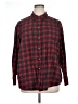 Old Navy Plaid Red Long Sleeve Button-Down Shirt Size XL - photo 1