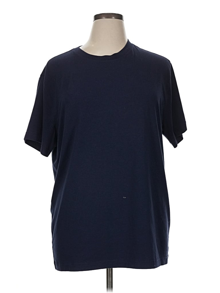 Pre-owned Fabletics Short Sleeve T-shirt In Blue