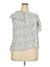 Octavia 100% Polyester Ivory Short Sleeve Blouse Size XXL - photo 1