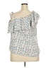Octavia 100% Polyester Ivory Short Sleeve Blouse Size XXL - photo 2
