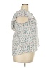 Octavia 100% Polyester Ivory Short Sleeve Blouse Size XXL - photo 4