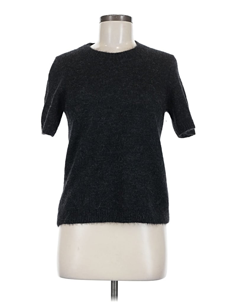 Pre-owned Everlane Short Sleeve Turtleneck In Gray