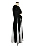 Unbranded 100% Polyester Color Block Black Cocktail Dress Size L - photo 4