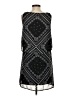 Halo 100% Polyester Argyle Black Cocktail Dress Size S - photo 2