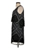 Halo 100% Polyester Argyle Black Cocktail Dress Size S - photo 5