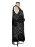 Halo 100% Polyester Argyle Black Cocktail Dress Size S - photo 4