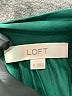 Ann Taylor LOFT 100% Polyester Green Long Sleeve Blouse Size M - photo 7