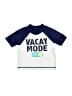 Carter's Color Block Graphic Blue Rash Guard 0-3 MO / 3 MO - photo 1