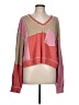 Shein Color Block Pink Pullover Sweater Size 12 - photo 1