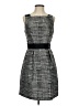 Jessica Simpson 100% Polyester Tweed Gray Cocktail Dress Size 2 - photo 1